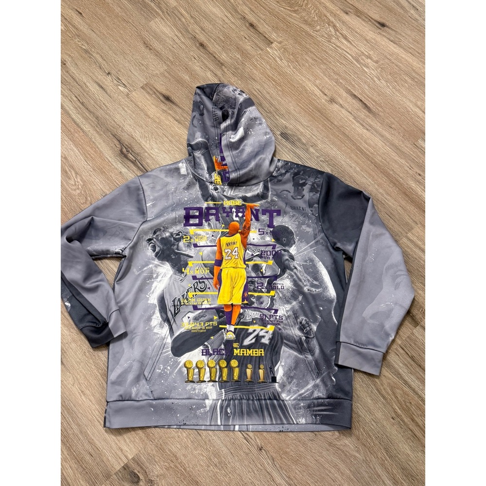 Kobe Bryant 24 Black Mamba Lakers Graphic‎ Hoodie Men's size small